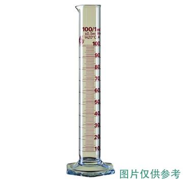 必高/BOECO 硼硅酸盐玻璃量筒，LMS 61321233 25mL，琥珀色刻度 售卖规格：1个