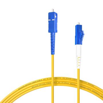 博扬 光纤跳线，BY-1051S 10米LC-SC（UPC）单模单芯 低烟无卤外被 售卖规格：1个