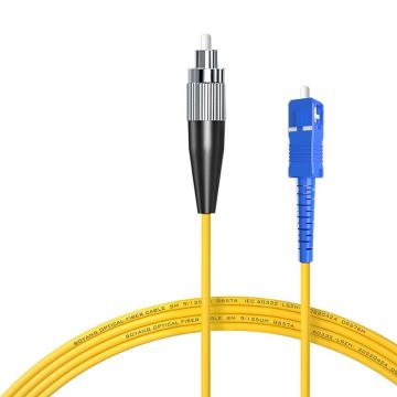 博扬 光纤跳线，BY-1031S 10米FC-SC（UPC） 单模单芯 低烟无卤外被 售卖规格：1个