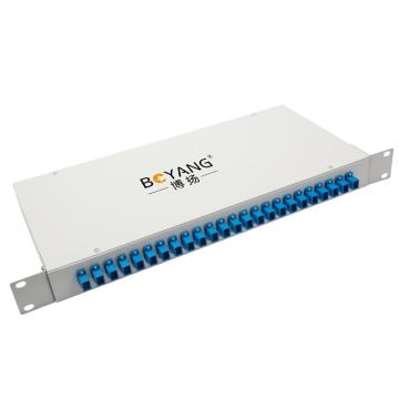 博扬 光纤终端盒，BY-24SC+ 24口机架式光纤终端盒 冷轧钢板 售卖规格：1个