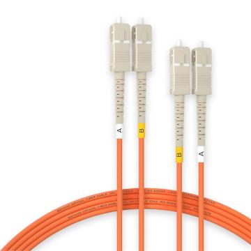 博扬 光纤跳线，BY-3112MM sc-sc（UPC） 3米 OM2多模双芯双工 低烟无卤外被 售卖规格：1个