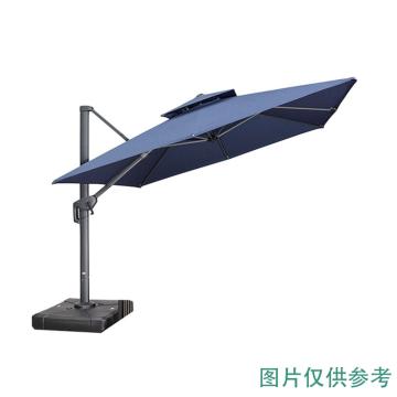 京路发 罗马伞，JLF-LMS直径3米墨绿色 铝制伞杆伞骨，涤纶布，大理石座 售卖规格：1把