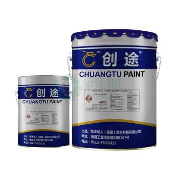 创途/CHUANGTU 脂肪族聚氨酯防腐面漆，RAL5015，天蓝色 售卖规格：24公斤/组