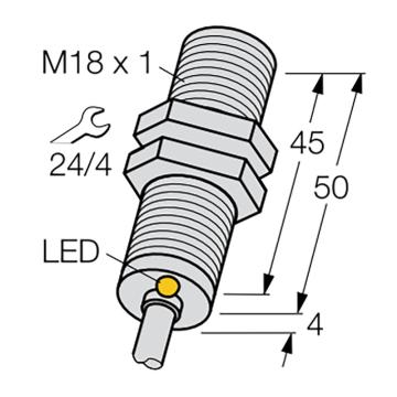 图尔克/TURCK 接近开关，BI8U-M18-AP6X 售卖规格：1个