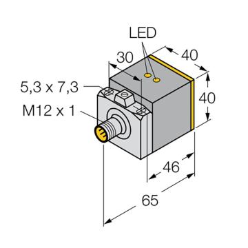 图尔克/TURCK 电感式接近开关，Bi20U-CK40-AN6X2-H1141 售卖规格：1个