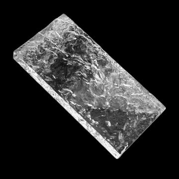 哈德威 玻璃砖，冰晶薄片22*100*200mm 每25块配一支高透水晶胶 售卖规格：25块/包