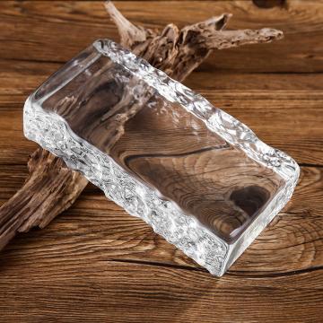哈德威 玻璃砖，侧面冰晶50*100*200mm 每25块配一支高透水晶胶 售卖规格：25块/包