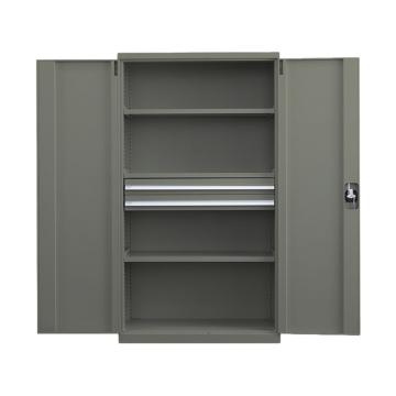 盛悦欣美 重型置物柜，工业灰色,1000×500×1800mm 无挂板内二抽四层 售卖规格：1个