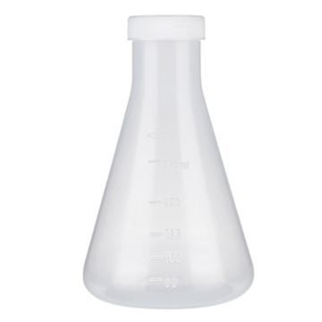BKMAM 塑料三角烧瓶直口加盖（锥形瓶），250mL，130110003 售卖规格：1个