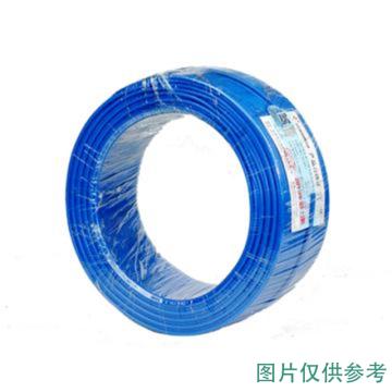 盛隆 耐热105℃铜芯无卤低烟阻燃聚烯烃绝缘硬线，WDZB-BYJ-10 蓝色 实物100米/卷（100米的整数倍下单） 售卖规格：1米