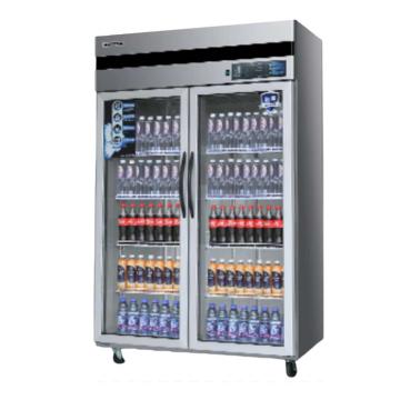 澳柯玛 立式二门商用冷藏展示柜，VC-890AW 售卖规格：1台