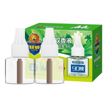 超威 超威电蚊香液套装，植物艾草清香型2瓶+直插式加热器套装 售卖规格：1盒