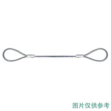 Raxwell 压制钢丝绳索具（麻芯），RMWB0167 φ24*3米 售卖规格：1根