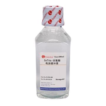 索莱宝 5×Tris-甘氨酸电泳缓冲液，T1070-500ml 500ml 售卖规格：1瓶