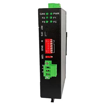 三格电子 CAN通信环网式CAN转光纤中继器，SG-CANFiber-120（S)