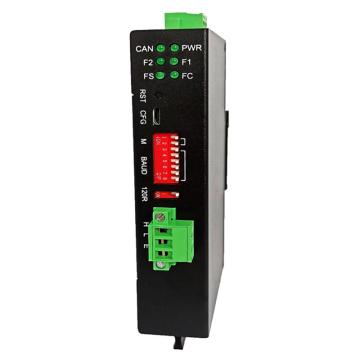 三格电子 CAN通信环网式CAN转光纤中继器，SG-CANFiber-120（D)