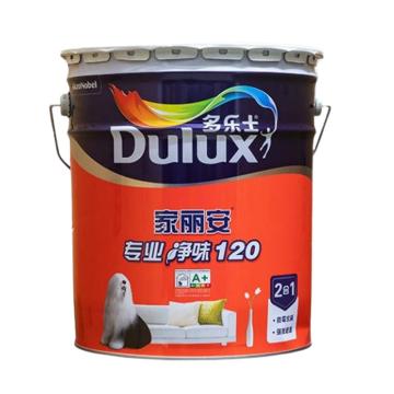 多乐士/dulux 家丽安专业净味120内墙乳胶漆，家丽安专业净味120内墙，白色，18L/桶 售卖规格：18升/桶