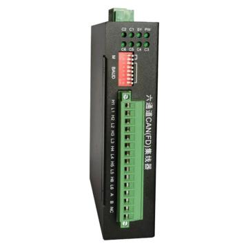 三格电子 CAN通信六通道CANFD集线器，SG-CAN(FD)Hub-600