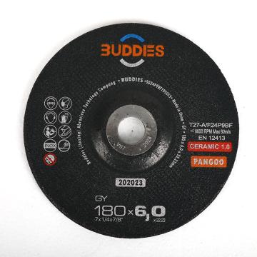 巴蒂士/Buddies 陶瓷刚玉打磨片，202023 180*6*22.23 售卖规格：10片/盒