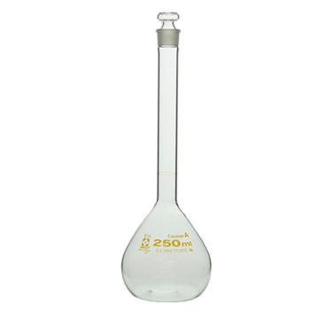 柴田科学/SIBATA 容量瓶，1-8654-28-57 250ml，A级，白色，附中文校准证书 售卖规格：1个