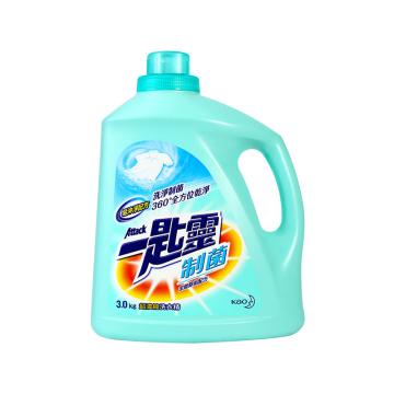 花王/KAO 手洗机洗洗衣液，一匙灵抑菌超浓缩 除菌除垢型3kg/瓶 售卖规格：1瓶