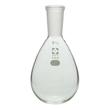 柴田科学/SIBATA 通用磨口平底茄型烧瓶，19/38，100ml，3-5927-02 售卖规格：1个