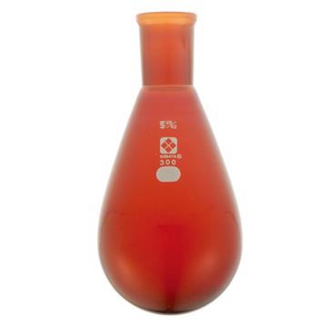 柴田科学/SIBATA 通用磨口茄型烧瓶(茶褐色)，19/38，300ml，3-5920-06 售卖规格：1个