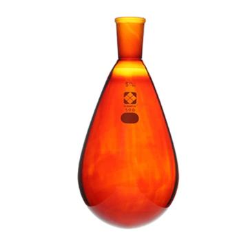 柴田科学/SIBATA 通用磨口茄型烧瓶(茶褐色) 24/40 500ml，3-5921-07 售卖规格：1个