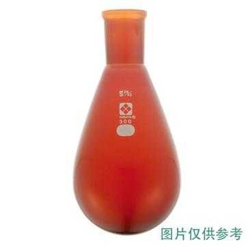 柴田科学/SIBATA 通用磨口茄型烧瓶(茶褐色)，24/40，50ml，3-5921-03 售卖规格：1个