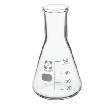 柴田科学/SIBATA 玻璃三角瓶 010530-50A 50ml，4-2825-04 售卖规格：1个