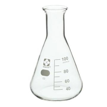 柴田科学/SIBATA 玻璃三角瓶 010530-100A 100ml，4-2825-05 售卖规格：1个