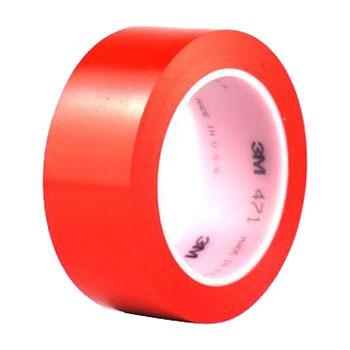 3M 聚氯乙烯胶带，471-48mm×33m-红 售卖规格：1卷