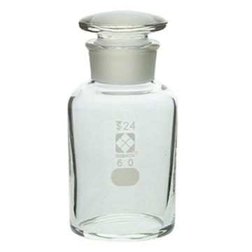 柴田科学/SIBATA 磨口具塞广口试剂瓶白色60ml，4-5031-02 售卖规格：1个