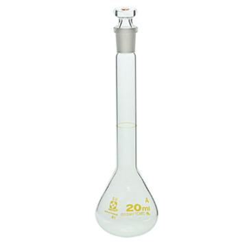 柴田科学/SIBATA 容量瓶，6-240-23-57 20ml，附中文校准证书，白色 售卖规格：1个