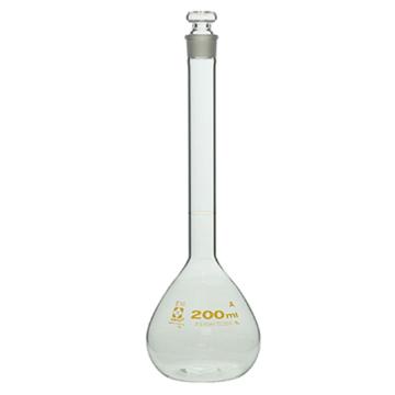 柴田科学/SIBATA 容量瓶，6-240-27-57 200ml，附中文校准证书，白色 售卖规格：1个