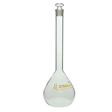 柴田科学/SIBATA 容量瓶，6-240-28-57 250ml，附中文校准证书，白色 售卖规格：1个