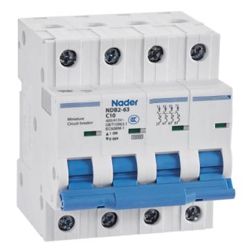 良信电器/Nader 微型断路器，30009185 NDB2-63 C50/1 售卖规格：1个