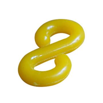 安赛瑞 塑料链条S扣，黄色中号，路锥链条连接扣，S形塑料扣，路锥隔离链条扣，10549 售卖规格：40个/包