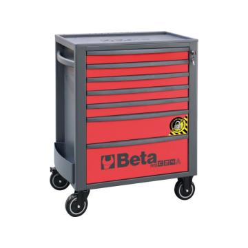 百塔/Beta RSC24A/7-R-7抽屉工具车，24004173 带SAFETY-SYSTEM，红色 售卖规格：1台