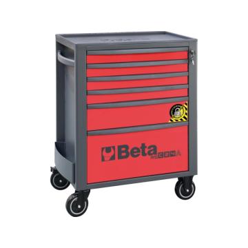 百塔/Beta RSC24A/6-R-6抽屉工具车，24004163 带SAFETY-SYSTEM，红色 售卖规格：1台