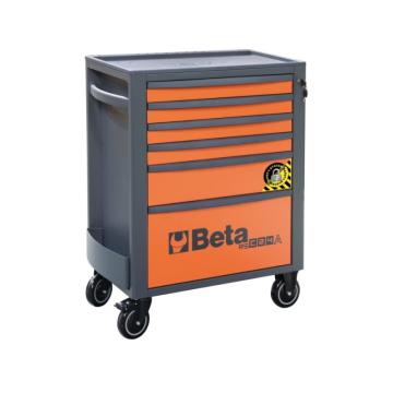 百塔/Beta RSC24A/6-O-6抽屉工具车，24004161 带SAFETY-SYSTEM，橙色 售卖规格：1台