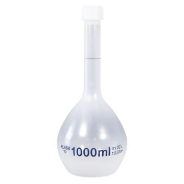 垒固 容量瓶，S-000317 1000ml，PP，螺口 售卖规格：1个