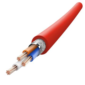 兆龙 工业PVC屏蔽总线，ZL5102005 红色，100米 CC-Link 3x20AWG 红色，100米 售卖规格：100米/根