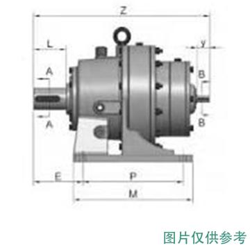 国茂 减速机，BWED32-121-YE3/2.2-4P 售卖规格：1台