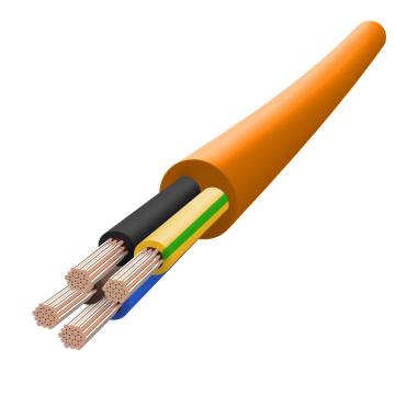 兆龙 工业PVC拖链电缆，ZL5411296 橙色，20米 411 4G×1.5mm² 橙色，20米 售卖规格：20米/根