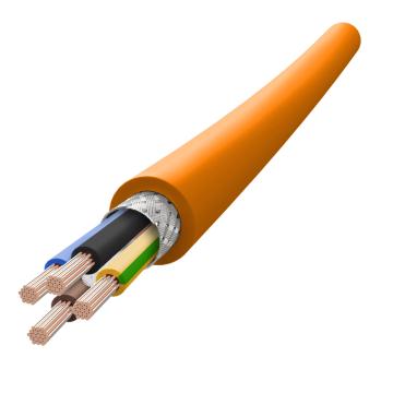 兆龙 兆龙工业PVC屏蔽拖链电缆，ZL5416012 橙色，50米 416 CY 4G1.5mm² 橙色，50米 售卖规格：50米/根