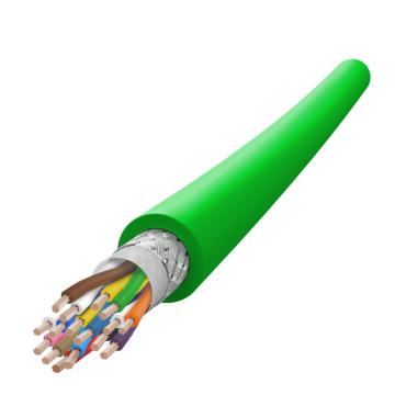 兆龙 兆龙工业PVC屏蔽拖链电缆，ZL5416013 绿色，50米 416 CY 16x0.3mm² 绿色，50米 售卖规格：50米/根