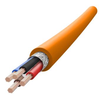 兆龙 兆龙工业PVC屏蔽拖链电缆，ZL5416019 橙色，50米 416 CY 4x0.75mm² 橙色，50米 售卖规格：50米/根