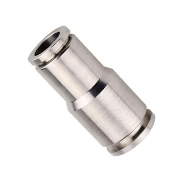 尼威克 不锈钢变径双快插直通，VK-AG8-6, 快插8mm-6mm,0~1.6MPa,-20~200℃,304不锈钢 售卖规格：1个