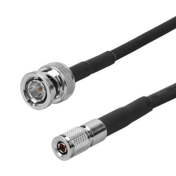 兆龙 CoaXPress工业相机高柔电缆组件，ZL7404A270 DIN-M直型/BNC-M直型 黑 售卖规格：3米/根